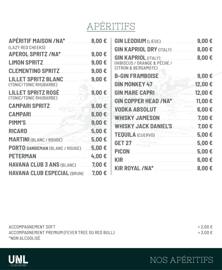 apéritifs