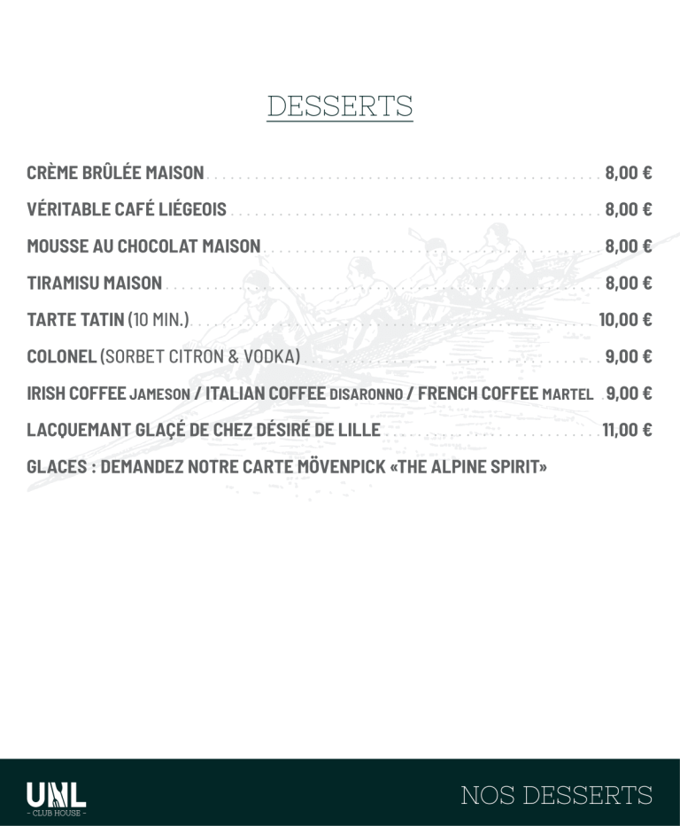 desserts